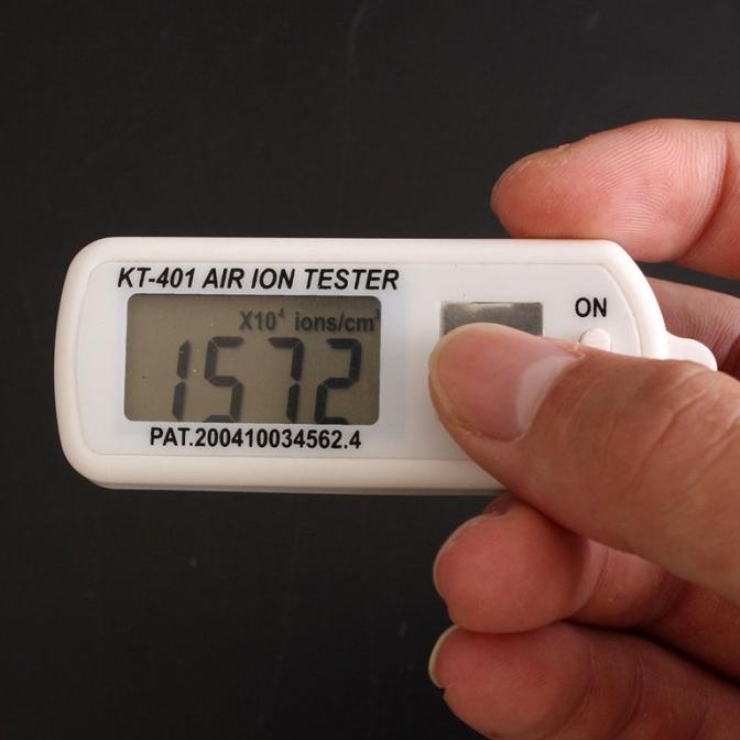 Air Ion Tester Positif Negatif Ukur kadar Ion udara KT-401 Ionizer + -