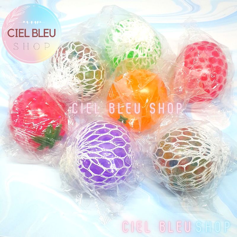 Squishy JELLY TRANSPARAN / SQUISHY ANIMAL / SQUISHY MESH BALL