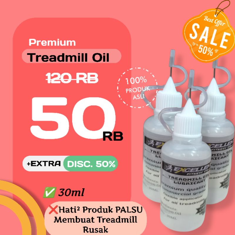 Minyak Treadmill Pelumas Oil Treadmil Semua MERK Total Kinetic Jaco Speeds Twen