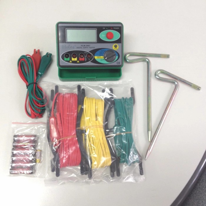 Ins Merger Digital Earth Grounding Tester Heles Type: Hlm 3007.