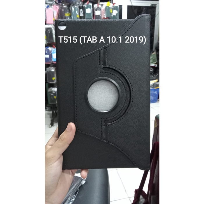 Case HP ROTARY STAND Samsung Tab T515 T590 T800 Flip Cover Putar T515 CasinG AGH