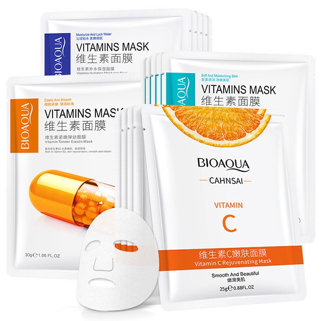 BQ Bio-aqua Vitamin Sheet Mask - Masker wajah