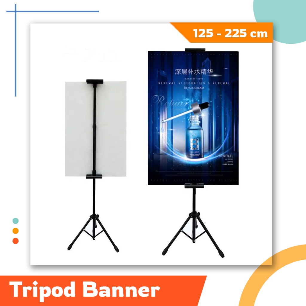 Wooden Tripod Stand AzureGreen 8