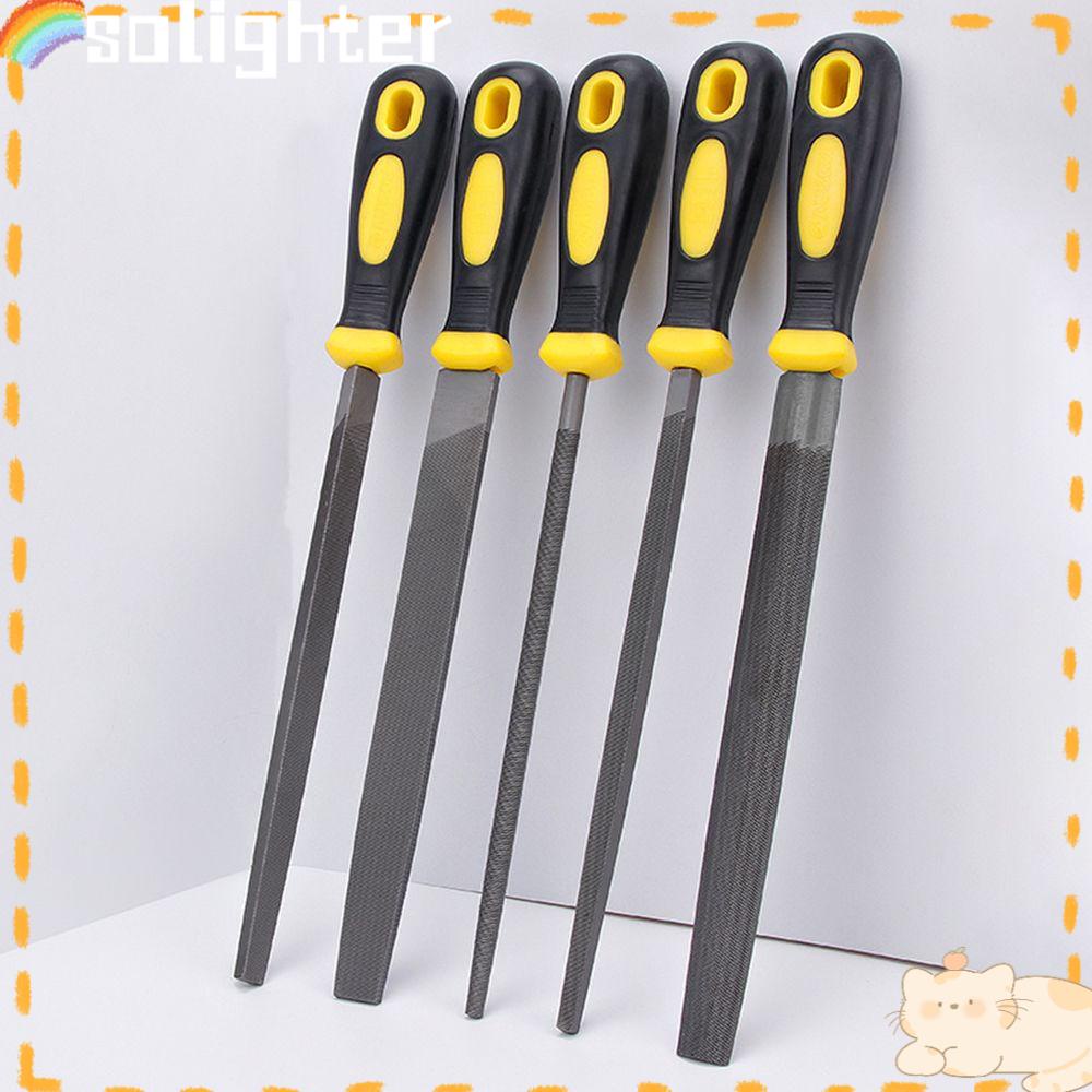 Solighter Metal Filing DIY Pengasah Alat Ukir Perhiasan Poles Hand Tools Gergaji Tangan Kikir Berlian Set