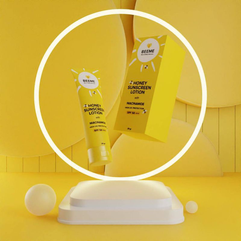 [ORIGINAL] Beeme Honey Suncreen Lotion aman untuk Mom & baby || Suncare Sunblock || Beeme Padang || 