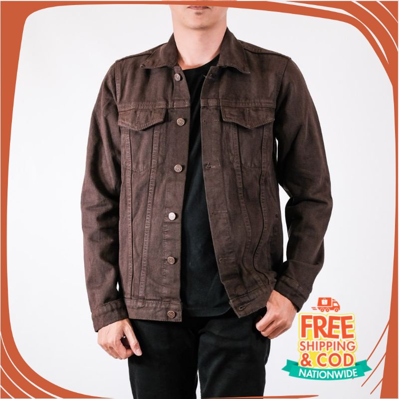 JAKET JEANS NEW BREND DENIM UNISEX/ Jaket Denim Pria Distro/ Jaket Jeans Original Vintage Supplier -