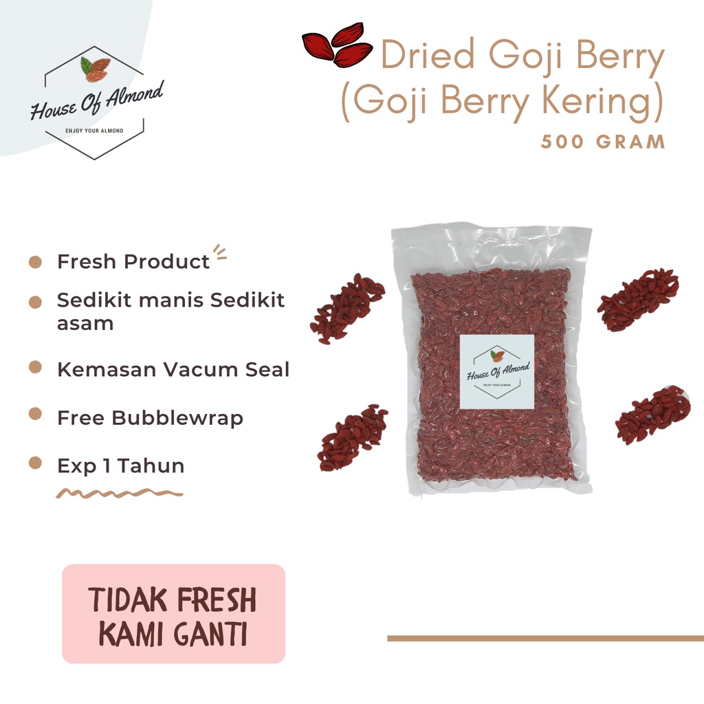 

Dried Goji Berry (Goji Berry Kering) 500gr