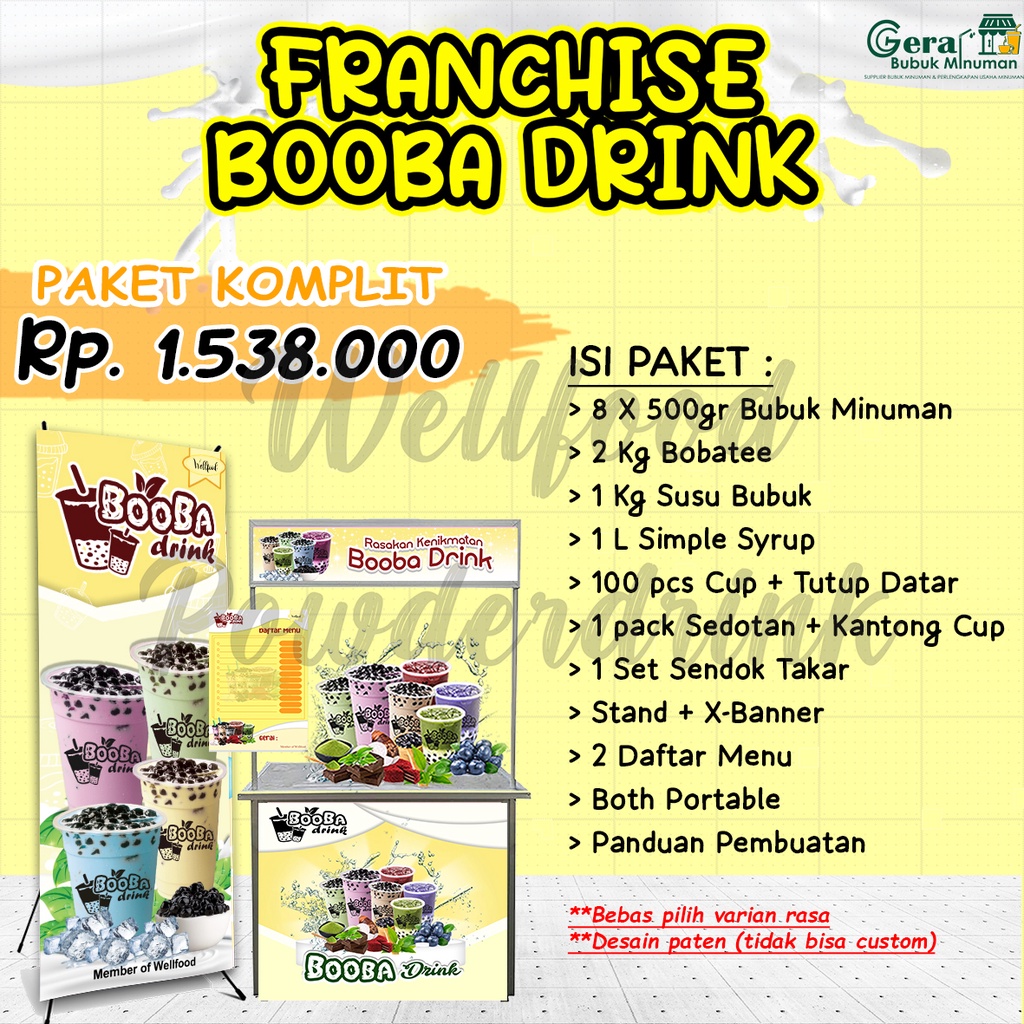 

PAKET USAHA BOBA DRINK - PAKET KOMPLIT