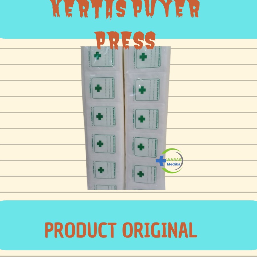 Kertas Puyer Obat Press / kertas puyer bungkus obat / Kertas Perkamen