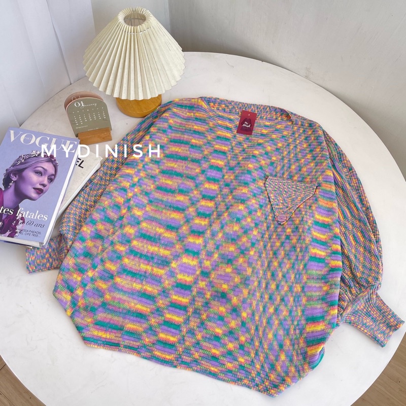Eloise Batwing Oversize Premium - Atasan Blouse Wanita