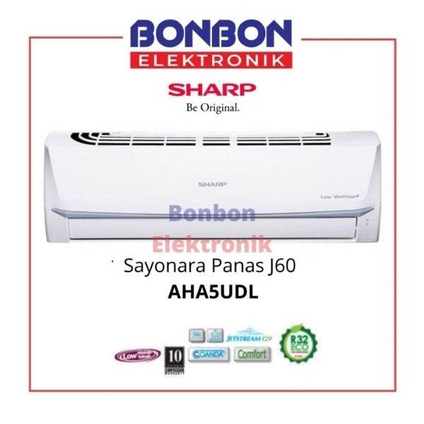 Sharp AC 0.5PK Low Watt AH-A5UDL / 1/2PK AHA5UDL Sayonara Panas J60