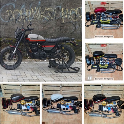 PAKET JAPSTYLE, SCRAMBLER NEW MEGAPRO MONO, MEGAPRO, TIGER, SCORPIO, BYSON, GL BEST SELLER