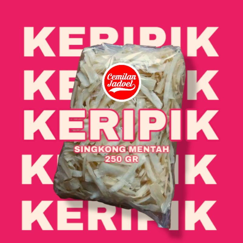 

Keripik Singkong Putih Iris Mentah 250 gr