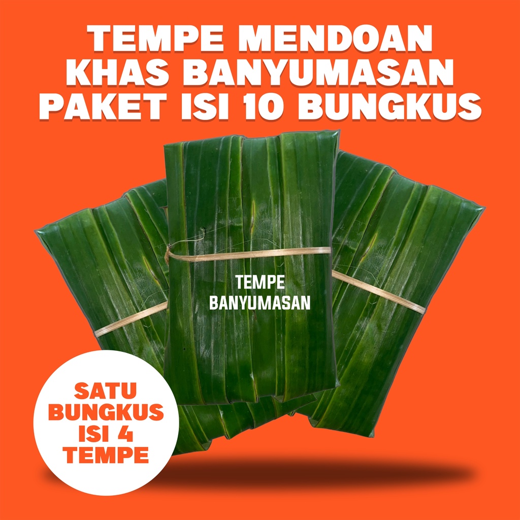 

TEMPE MENDOAN KHAS BANYUMAS PAKET ISI 10 BUNGKUS