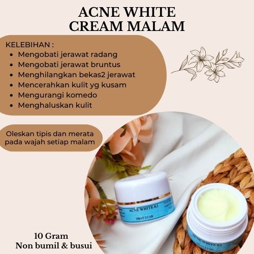 CREAM MALAM ACNE WHITE 0,1