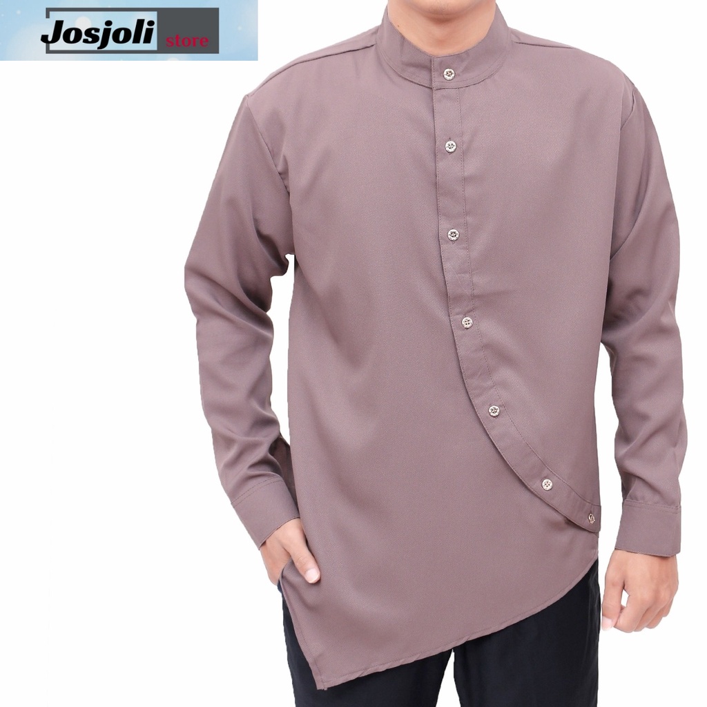 JOSJOLI_PIYAMA/Kemeja Koko Aristoles/Atasan Muslim Pria Dewasa/L XL