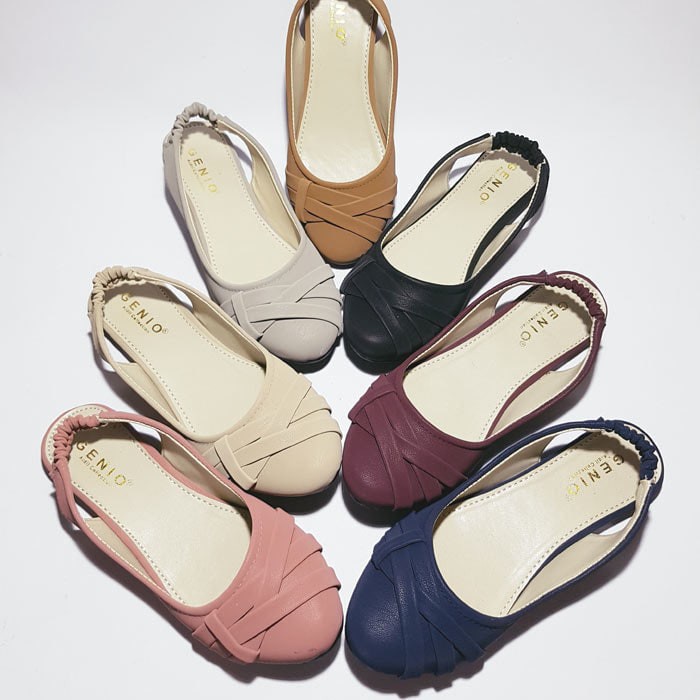 Flatshoes Sepatu Flat Shoes / Flatshoes Wanita Genio R07 / Beauty Shoes(D4T4) Sepatu Flat Shoes Wani