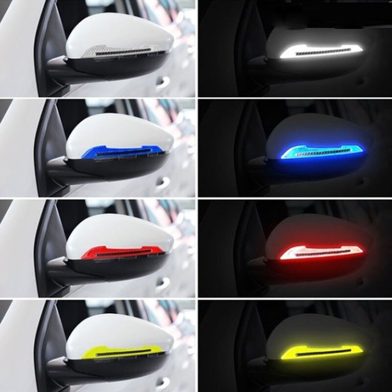 Sticker Stiker Kaca Spion Mobil Safety Warning Sign Decal Isi 2 PCS - 1185
