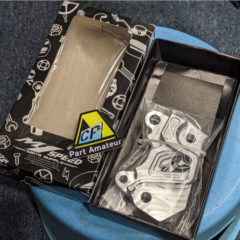 BREKET KALIPER 2P SCORPIO DISC 300 MM PNP NISSIN SAMURAI 2 PISTON PNP KALIPER RCB