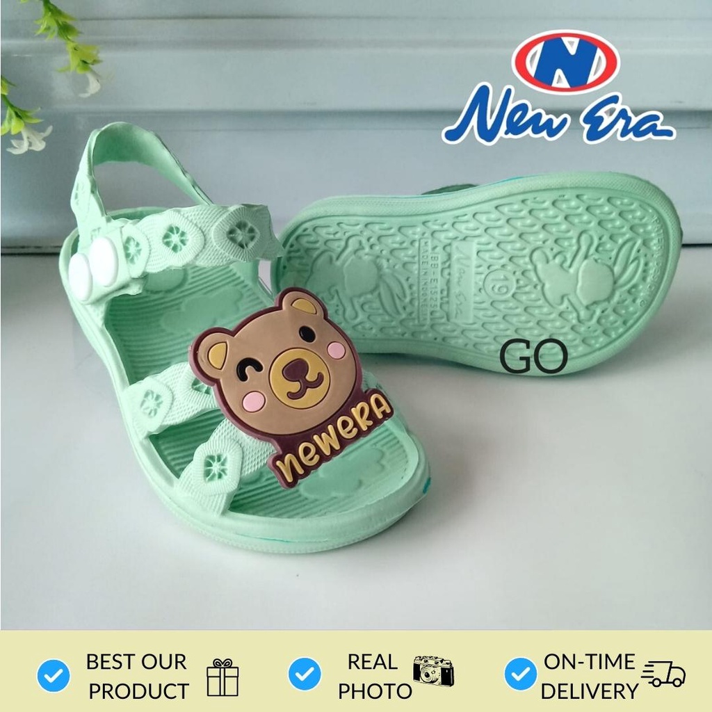 gos NEW ERA BEAR BB E 15251 sandal anak murah keren kekinian | sandal pesta anak | sandal liburan anak laki perempuan