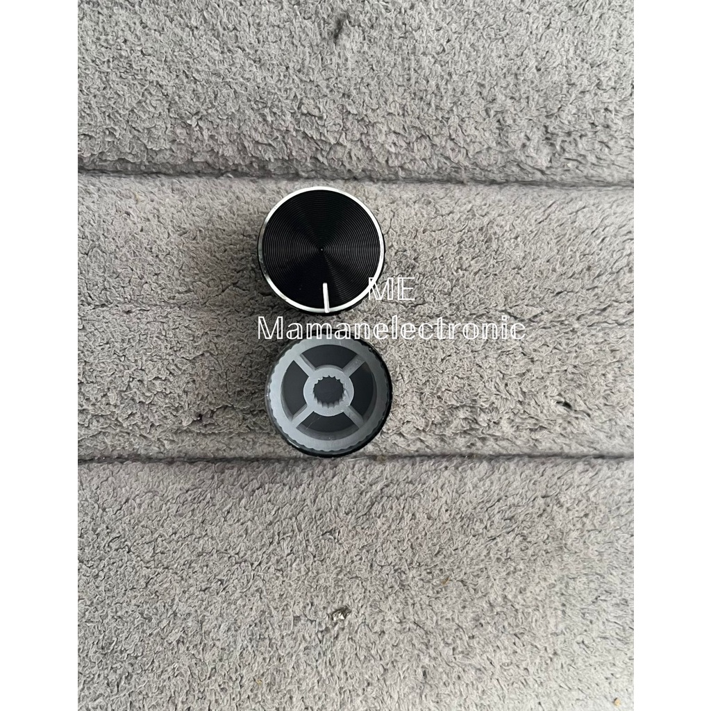 KNOP KENOP AMPLIFIER MIXER HITAM 20mm