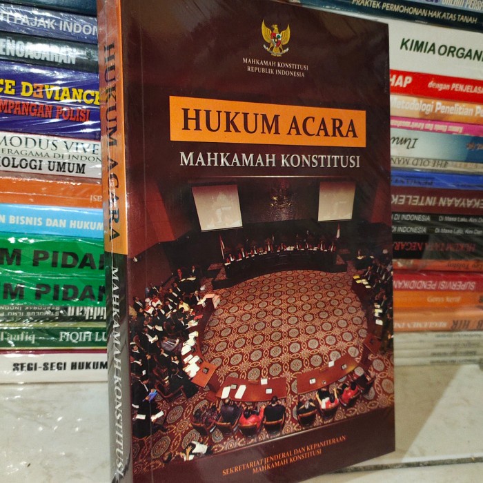 

hukum acara mahkamah konstitusi buku original