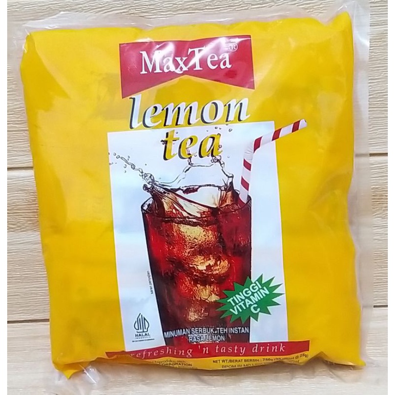 ✔MURAH Max Tea Lemon Tea 30 sachet / MaxTea Lemon Tea