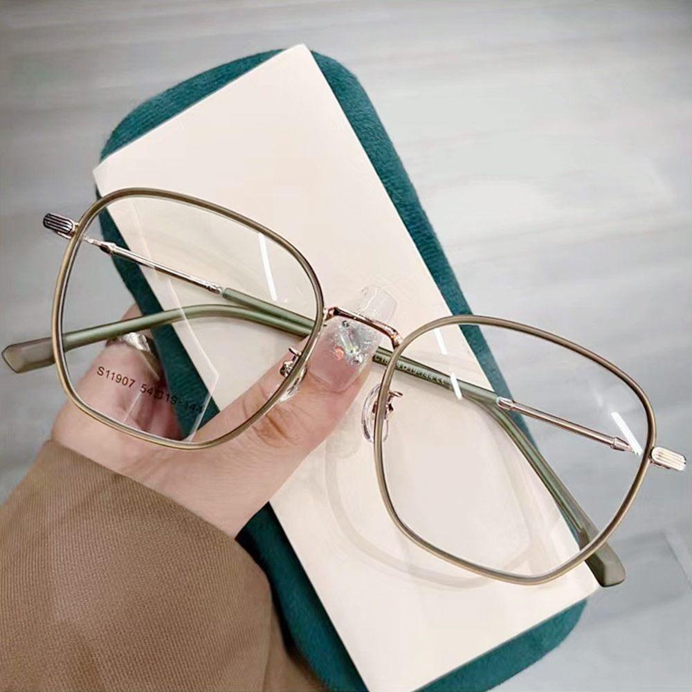 Nanas Anti-Cahaya Biru Kacamata Mode Perlindungan Mata Tahan Lama Bingkai Sangat Ringan