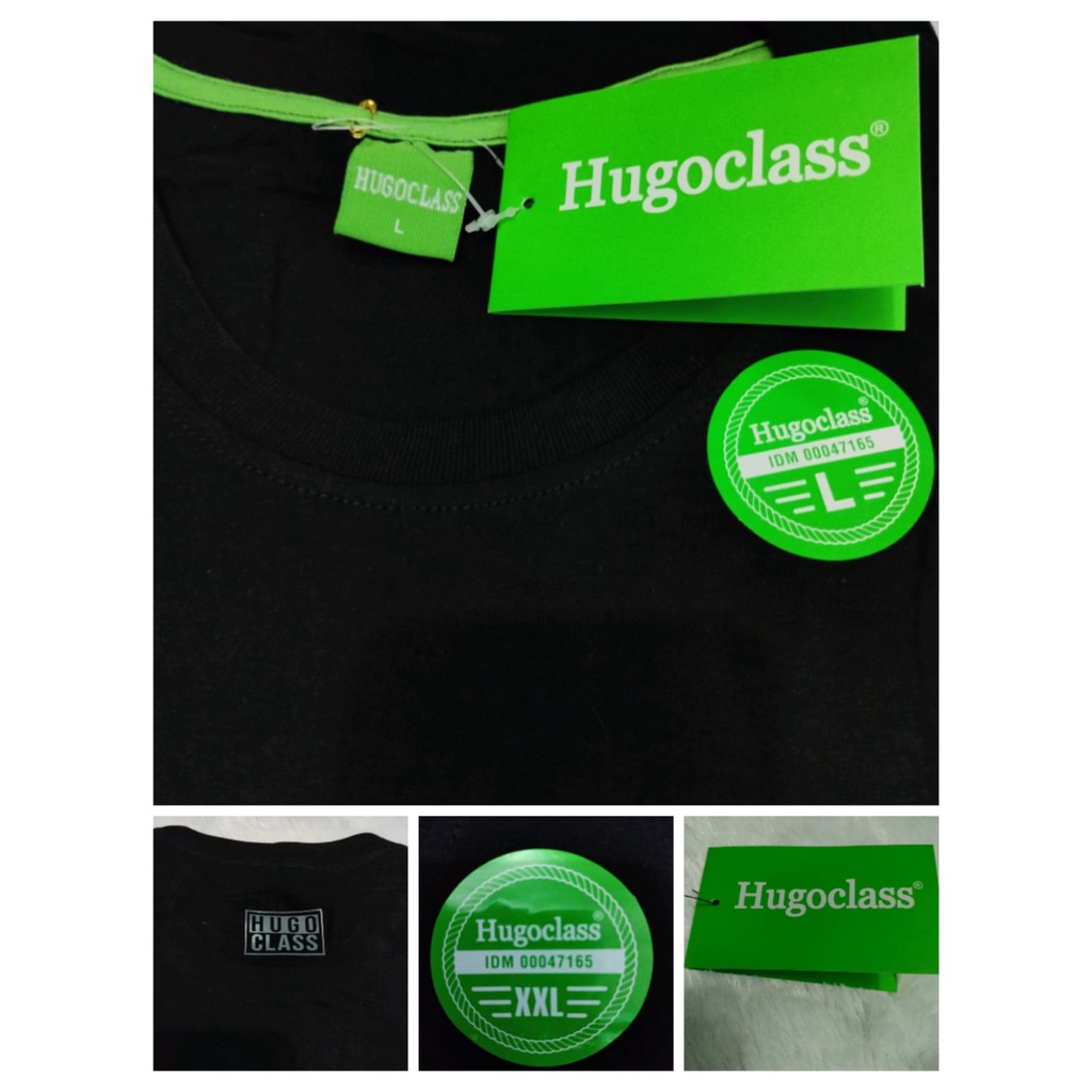 Kaos Pria Distro HugoClass Lengan Pendek Kasual Oblong HugoClass New Style 100% Cotton bisa COD
