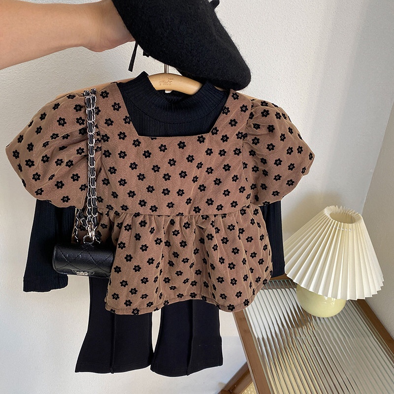 (LOLI-JKT) BS-377 STELAN 3IN1 ANAK CEWEK KIYOWO LATTE SIZE 100-140 BAHAN TEBAL