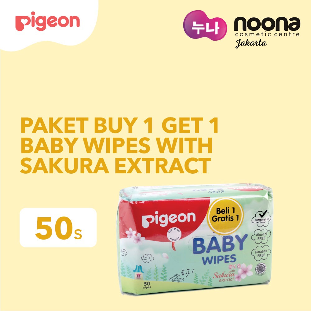 PIGEON WIPES SAKURA 50SHEET -NJ