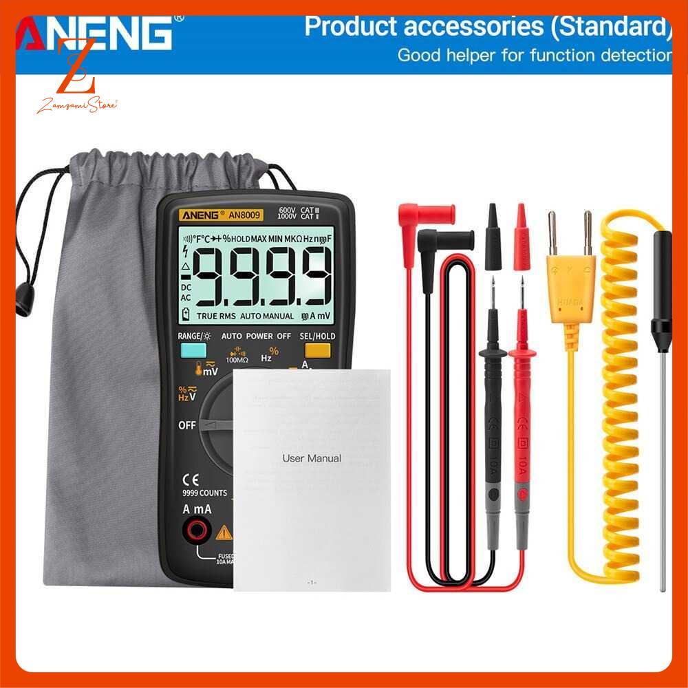 Alat Ukur Listrik Digital Multimeter Voltage Tester ANENG AN8009