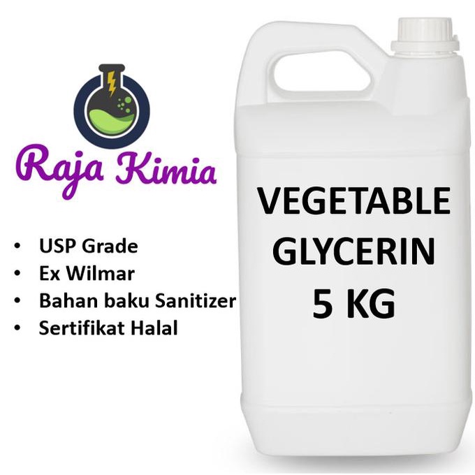 

Vegetable Glycerin / Gliserin / Gliserol Pharmaceutical Grade - 5 KG