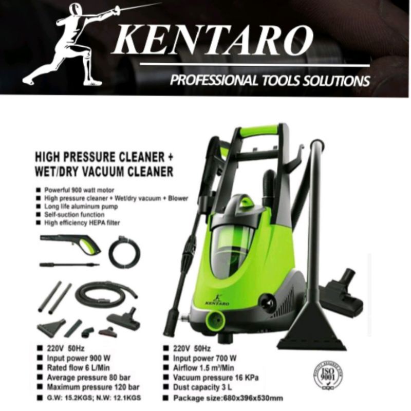 Jet cleaner + vacum 2in1 kentaro Japan quality