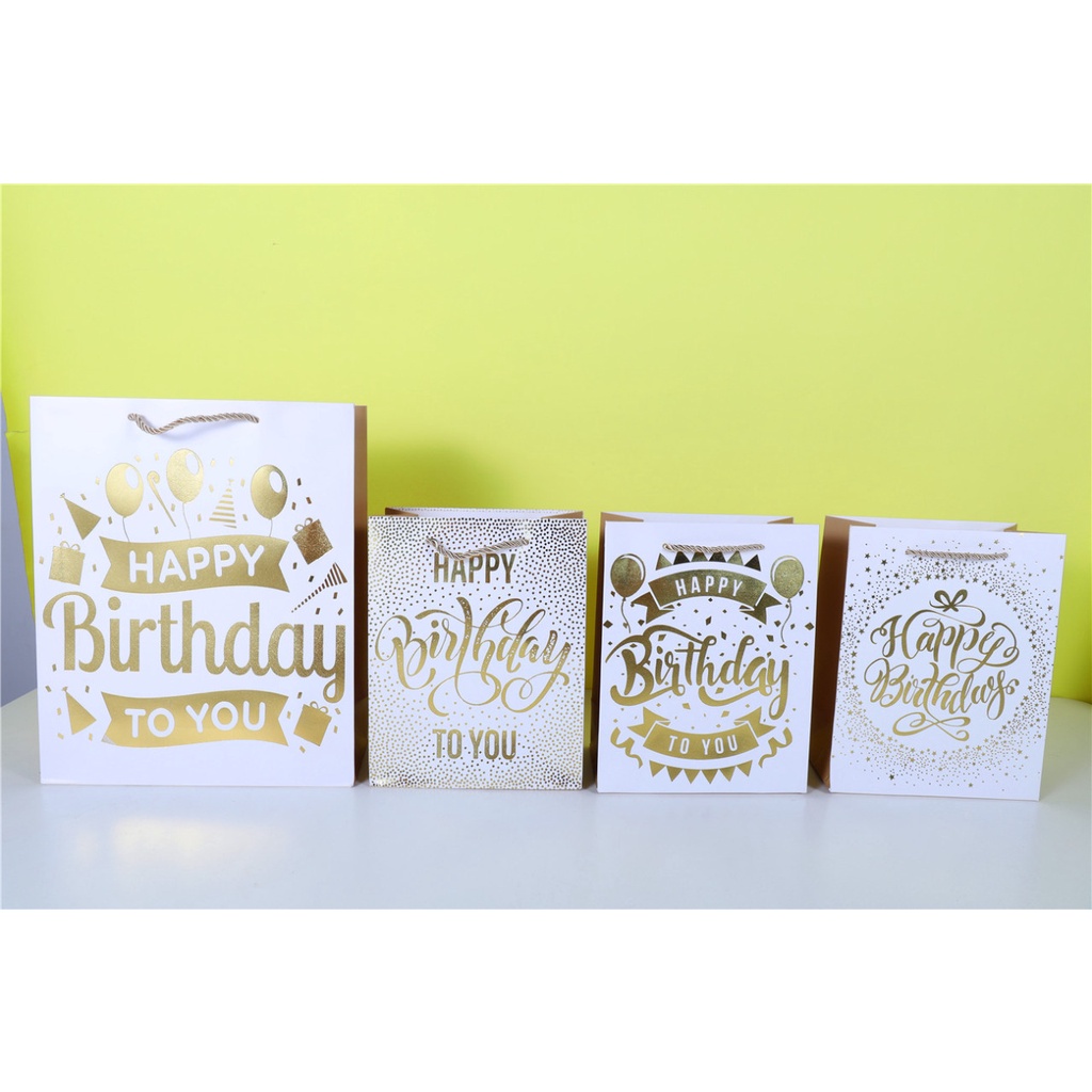 PAOPAO Paperbag Ulang Tahun  / Happy Birthday Bermotif Premium Hampers Gift Bag