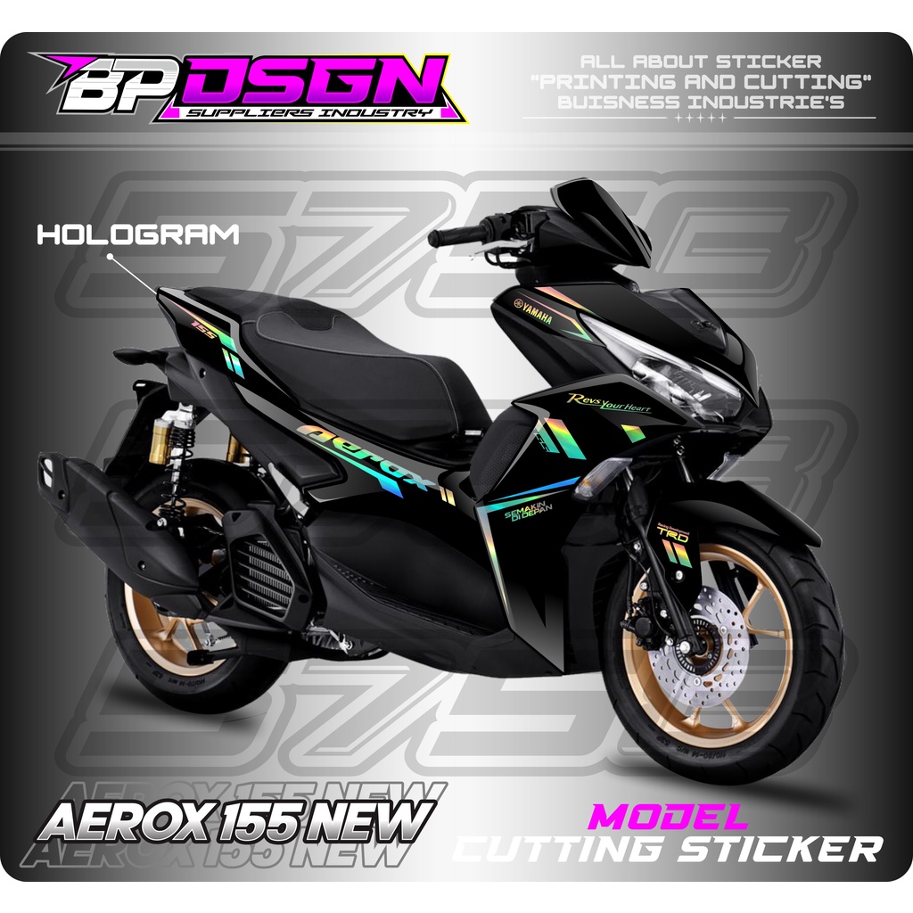 STIKER AEROX 155 NEW - Stiker Cutting AEROX 155 NEW - Stiker Cutting Body Motor Yamaha AEROX 155 NEW