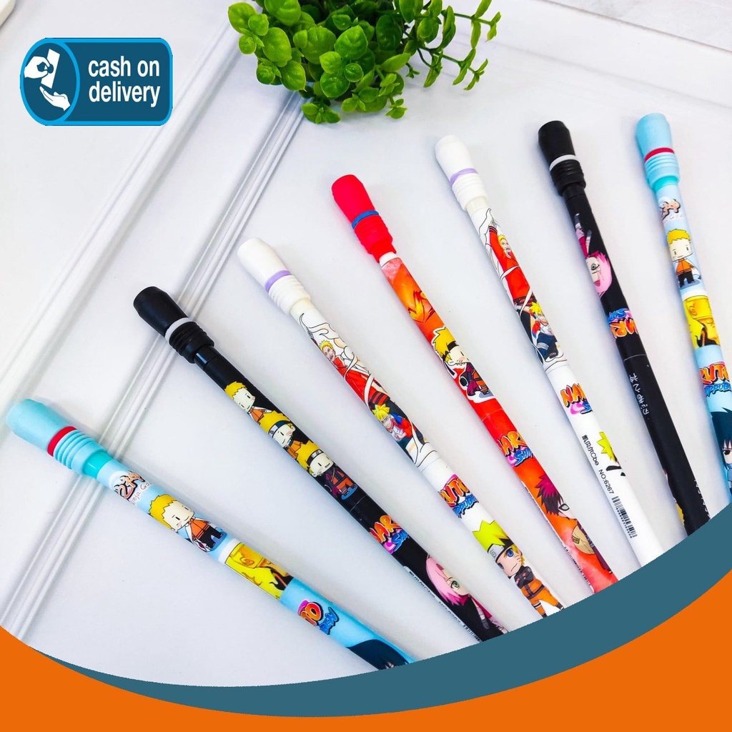 

PULPEN MAINAN PUTAR MAGNET DUA MATA PULPEN ANIME NARUTO SPINNING ALAT TULIS BOLPOIN UNIK IMUT MURAH PEN GEL KARAKTER LUCU MURAH PENA