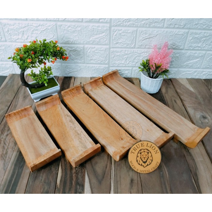 PIRING SUSHI PANJANG PIRING SUSHI KAYU NAMPAN SUSHI