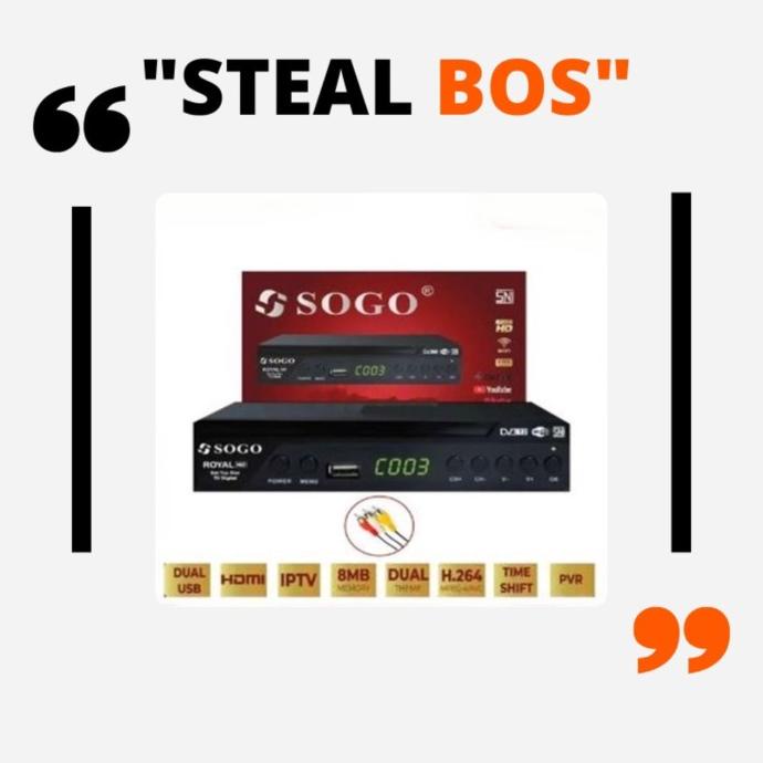 set top box sogo DVBT2 digital receiver antena tv STB SOGO