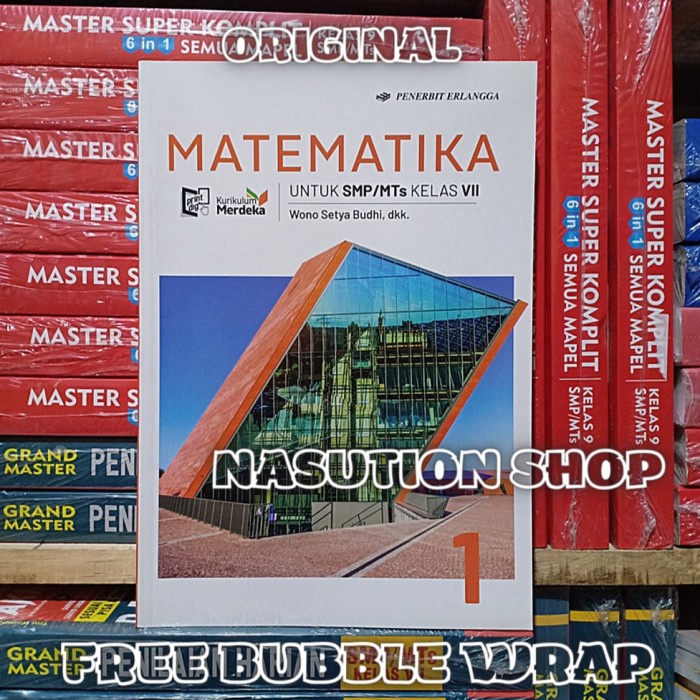 

Buku Matematika Kelas 1 / 7 VII SMP/MTs Erlangga Kurikulum Merdeka ORI