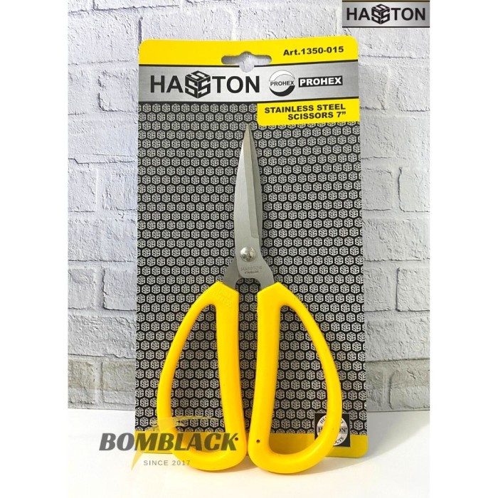 HASSTON Gunting Stainless 8 inch Dapur Bahan Kain Kertas Plastik ATK