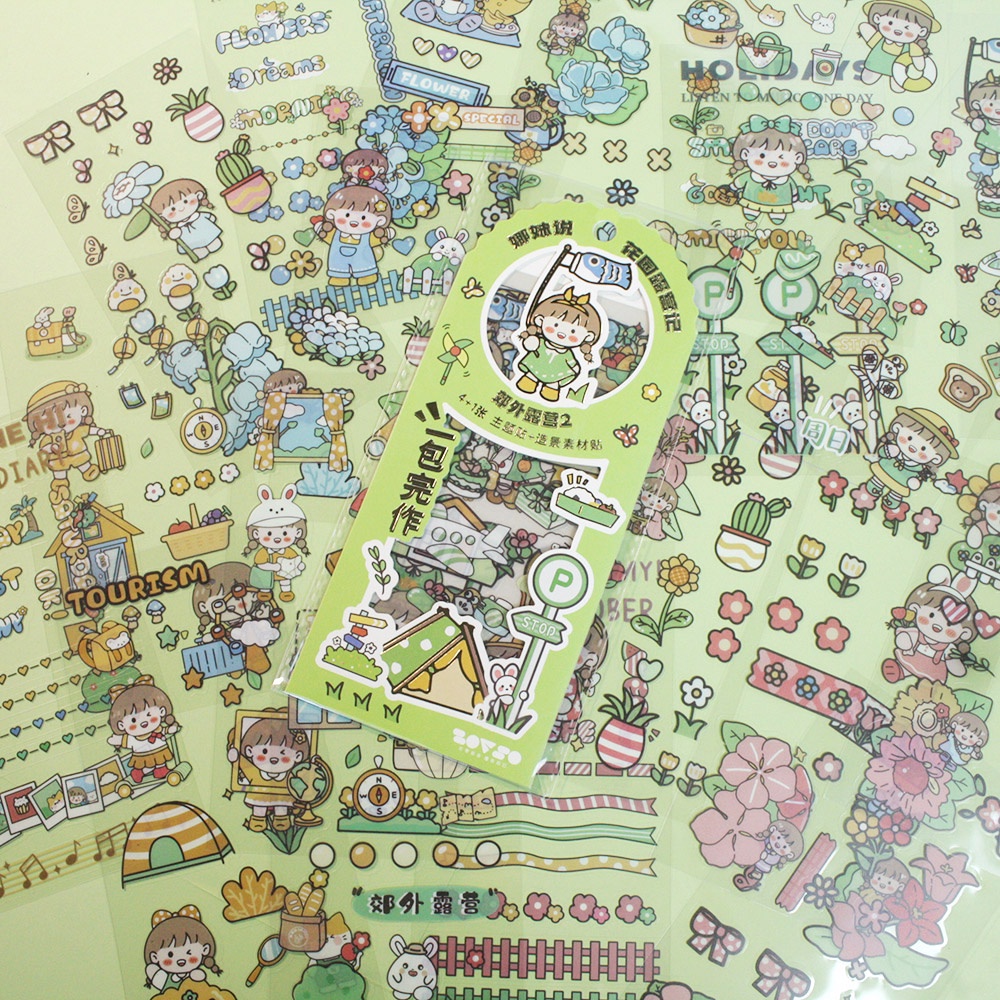 

PINKABULOUS Namei Goes Sightseeing Diary Deco Stickers