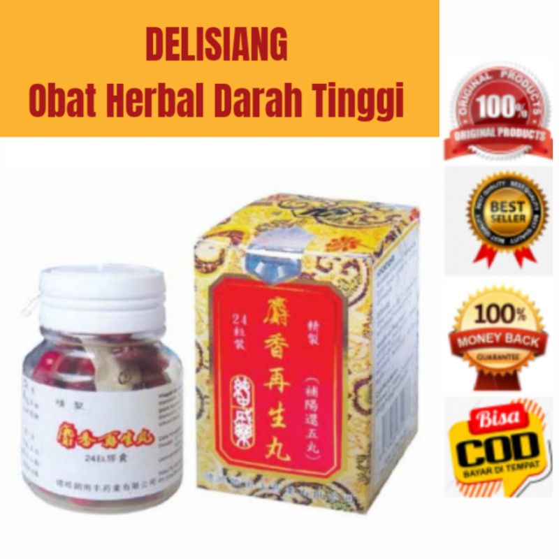 Obat Herbal Darah Tinggi Stroke Ringan Vertigo NANFUNG DELISIANG ORIGINAL