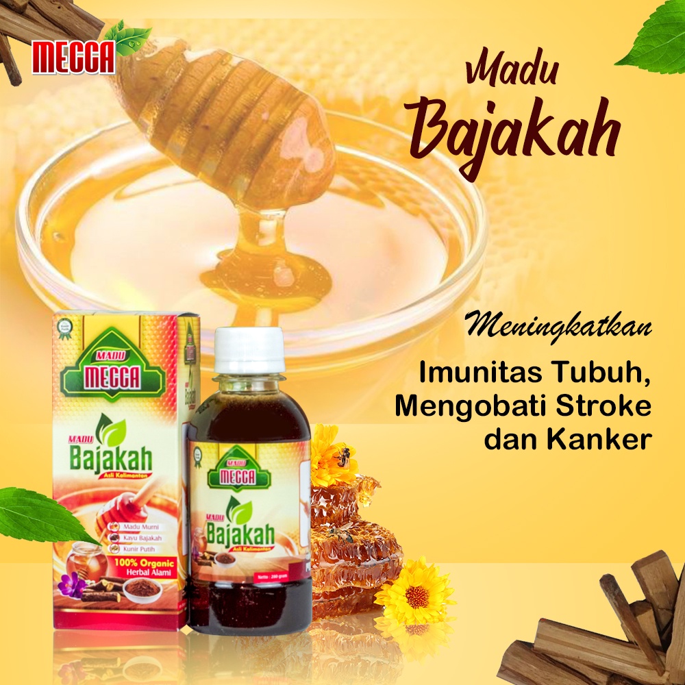 

KEMASAN BARU Madu MECCA BAJAKAHKU 100% Organic Herbal Alami 280 gr/ KANKER TUMOR KISTA