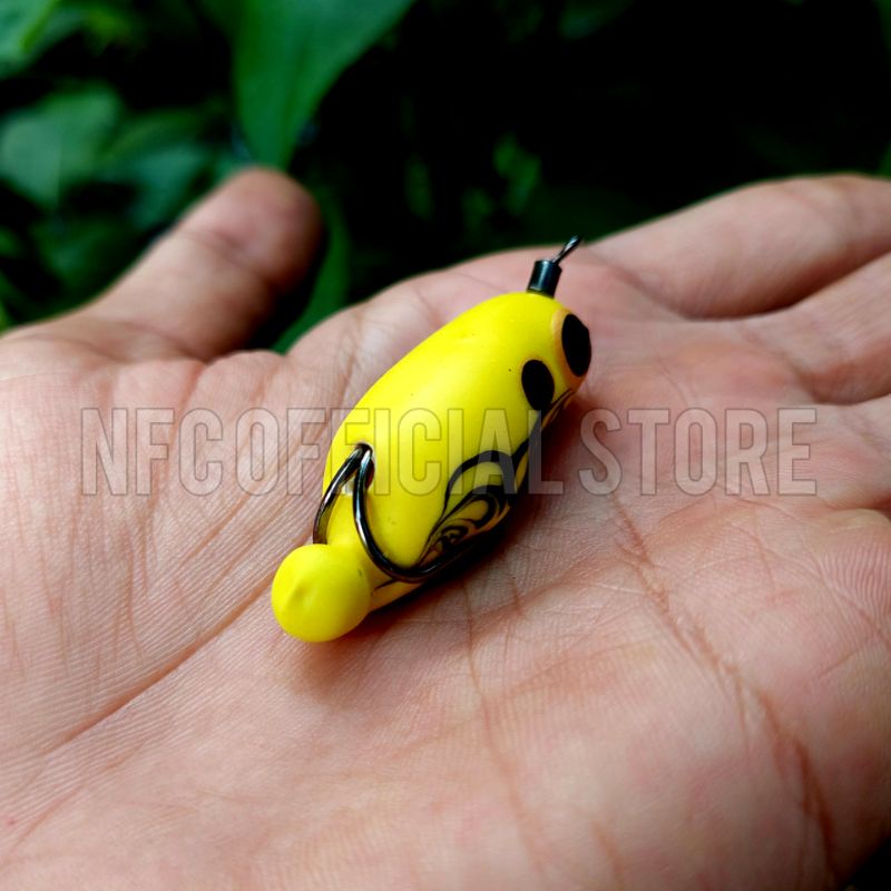 Soft frog Geol 4,5 cm 4 gram Super lentur, Kuat &amp; Anti mocel Auto WTD Umpan Gabus &amp; Toman