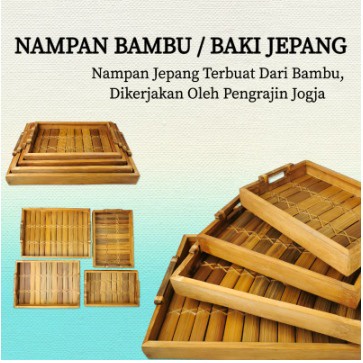 TERBARU NAMPAN /BAMBU / BAKI JEPANG TRAY NAMPAN , RAMAH LINGKUNGAN NAMPAN JEPANG