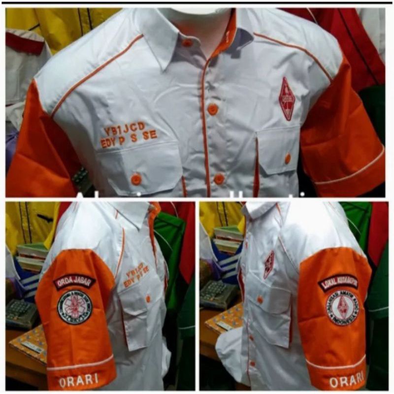 BAJU ORARI KEMEJA ORARI SERAGAM ORARI PLUS LOGO
