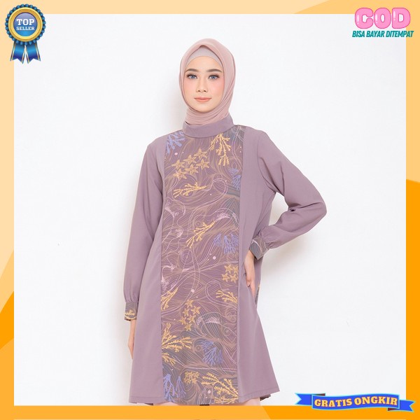 Long Tunik Bsju Tnik Elegan Dan Mewah Buju Tunix Estetik Baju Thunik Cewek Cantik Bj Tunika Dress Mo