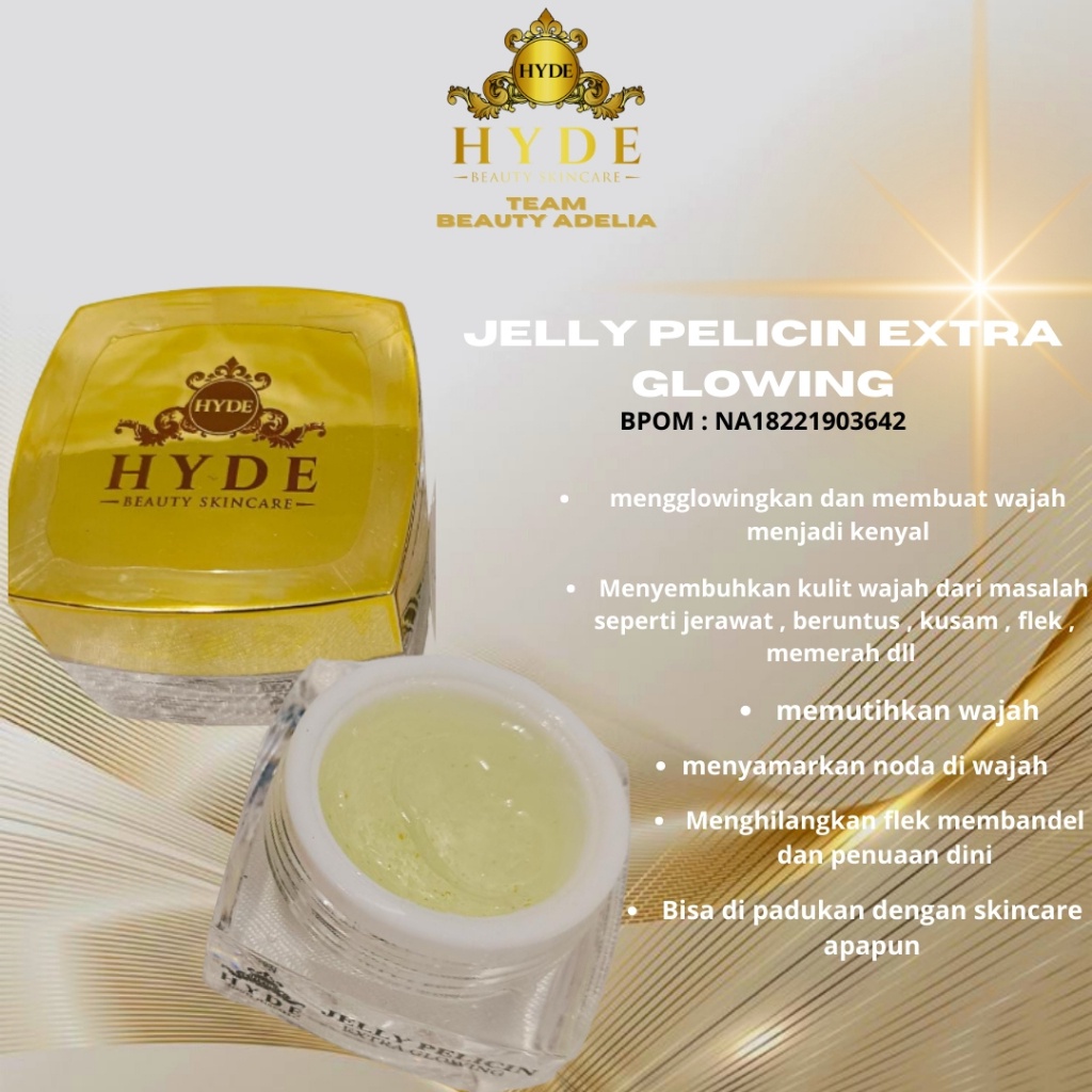 Hyde Beauty Skincare Jelly Pelicin | Krim Pencerah Wajah Flek Hitam