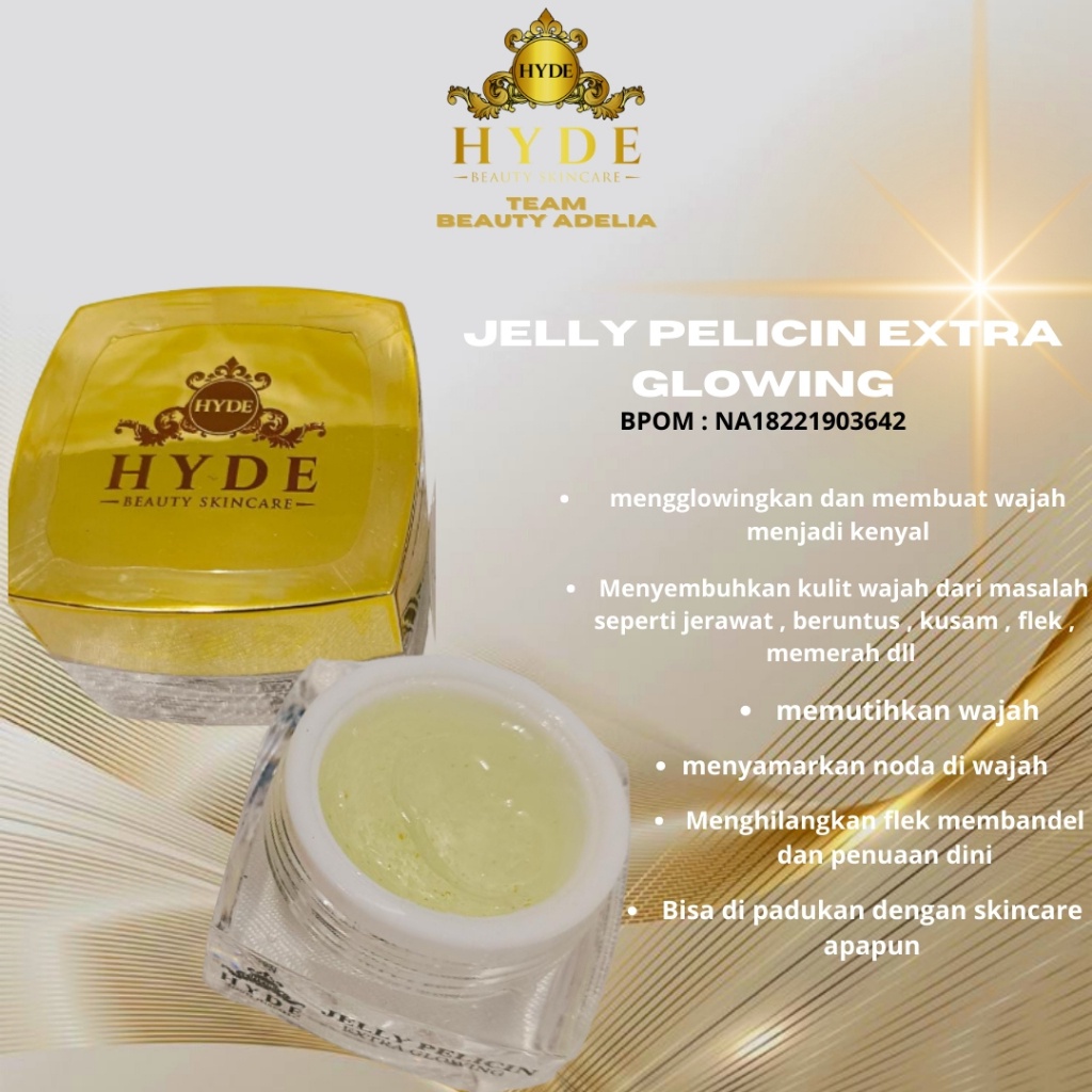 Hyde Beauty Skincare Jelly Pelicin | Krim Pencerah Wajah Flek Hitam